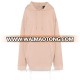 Custom pullover new fashion long oversized crop hoodie blank